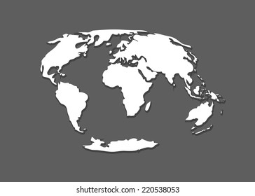 world map and  globe Illustration