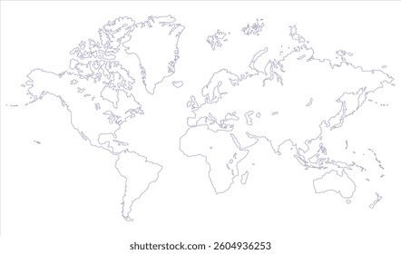 World map graphic, silhouettes world map, modern world map graphic, Countries Silhouettes Stock Illustrations, Vectors
