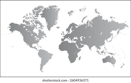 World map graphic, silhouettes world map, modern world map graphic, Countries Silhouettes Stock Illustrations, Vectors