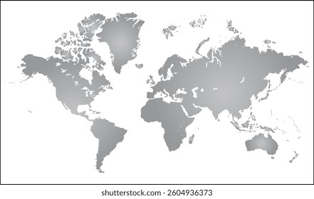 World map graphic, silhouettes world map, modern world map graphic, Countries Silhouettes Stock Illustrations, Vectors