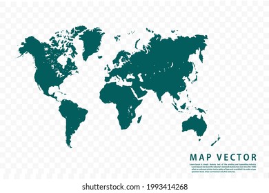 World map High Detailed on white background. Abstract design vector illustration eps 10