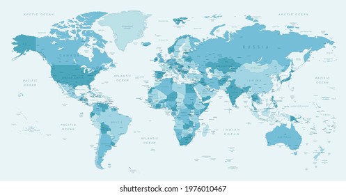 273 World map bodies of water Images, Stock Photos & Vectors | Shutterstock