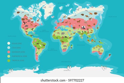 World Map highly detailed vector illustration