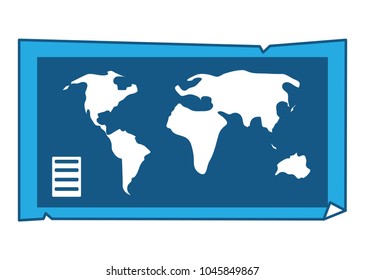 World map icon 