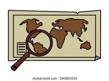 World map icon 