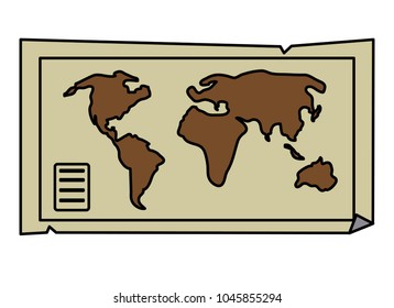 World map icon 