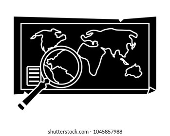 World map icon 