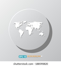 World map icon