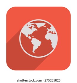 World map icon