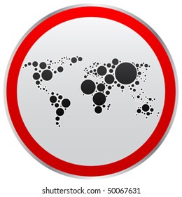 world map icon
