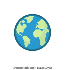world map icon isolated on white background illustration vector