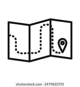 World Map Icon Perfect for Travel and Navigation
