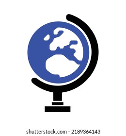 World Map Icon Vector illustration