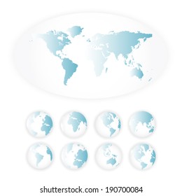 World Map Illustration 