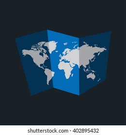 World map illustration