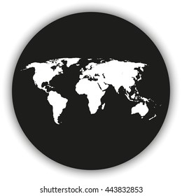 World map illustration.