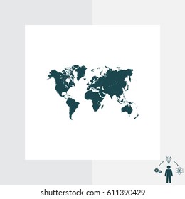 World Map Illustration. 