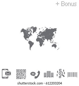 World Map Illustration. 