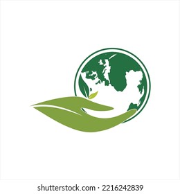 Diseño de ilustraciones de mapas mundiales en combinación con el concepto ecológico.