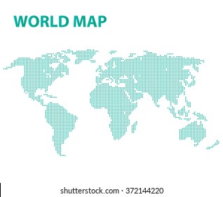  World map Illustration on background