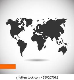 World Map Illustration vector