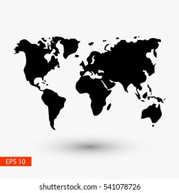 World Map Illustration vector