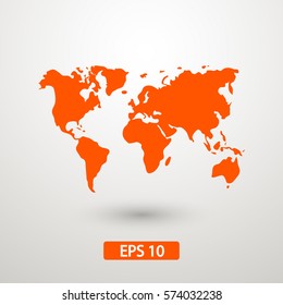 World Map Illustration vector