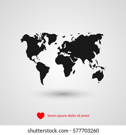 World Map Illustration vector
