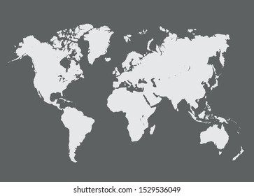 World Map Illustration Vector Eps 