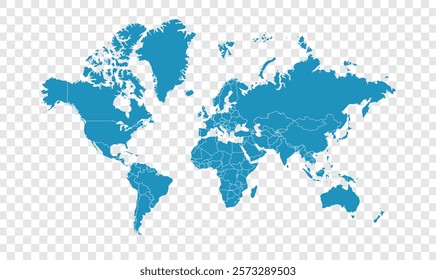 world map image alpha-04, world map vector image, modern world map, Illustration, eps 10, worldwide, all continents, all countries world wide project.