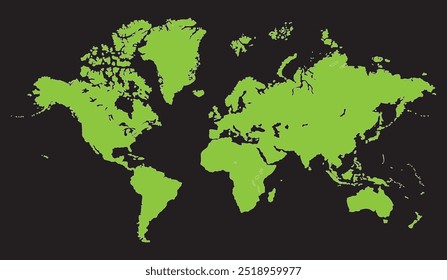 Mapa del mundo Imagen, Mapa del mundo de siluetas, mapa del mundo Continente, mapa de fondo
