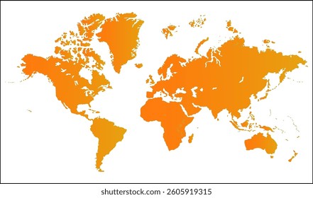 World map image, silhouettes world map, modern world map graphic, Countries Silhouettes Stock Illustrations, Vectors