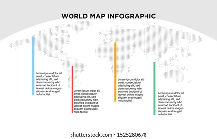 world map info graphic location