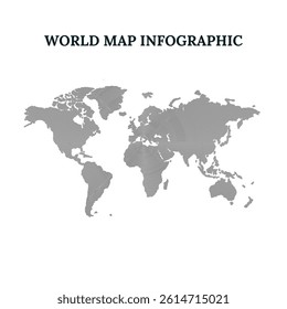 World map infographic background business global