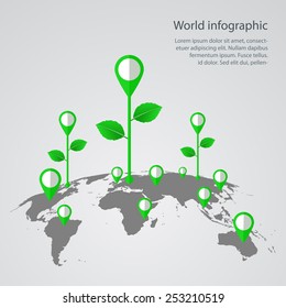 world map infographic infographics vector earth design 
