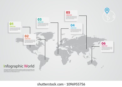 1,853 Gray world map country names Images, Stock Photos & Vectors ...