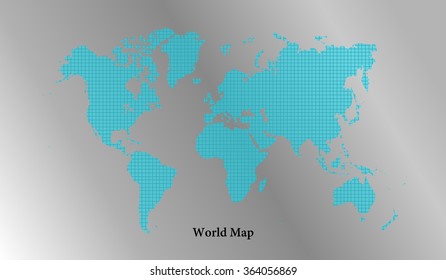 World Map infographic template