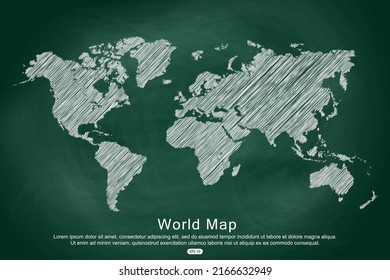 World Map International Vector Template 260nw 2166632949 