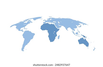 world map isolated modern colorful style. for website layouts, background, education, precise, customizable, Travel worldwide, map silhouette backdrop, earth geography, political, reports. 