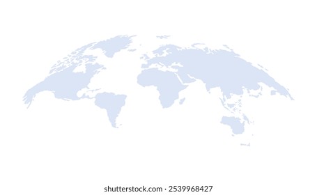 World map isolated on white background for earth geography, political, education, reports, travel worldwide, modern world map, silhouette backdrop.