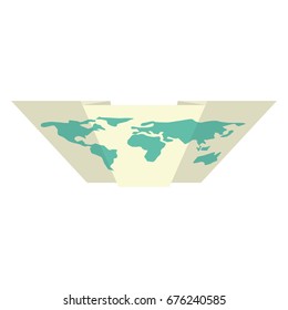 World map location