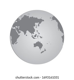world map logo vektor template