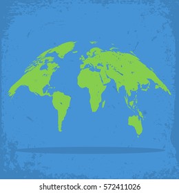 World map for office, bussines. cool background