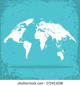 World map for office, bussines. cool background
