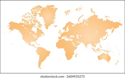World map outline, silhouettes world map, modern world map graphic, Countries Silhouettes Stock Illustrations, Vectors