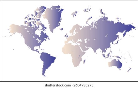 World map outline, silhouettes world map, modern world map graphic, Countries Silhouettes Stock Illustrations, Vectors