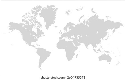 World map outline, silhouettes world map, modern world map graphic, Countries Silhouettes Stock Illustrations, Vectors
