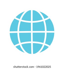 estilo aislado del mapa del mundo