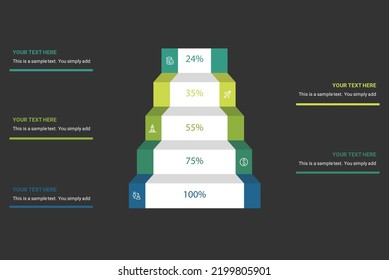 World Map Pie Chart Data Visualization Stock Vector (Royalty Free ...