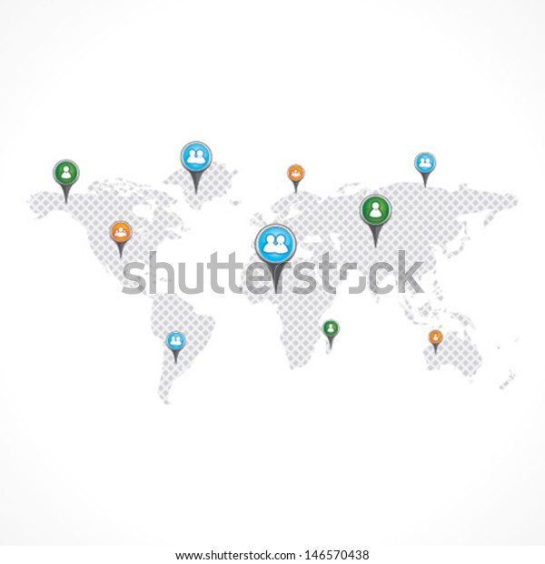 World Map With Pins World Map Pins Stock Vector Stock Vector Royalty Free World Map With Pins World Map Pins Stock Vector Stock Vector Royalty Free